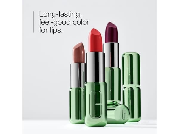 Clinique Pop Longwear Lipstick Shine błyszcząca pomadka do ust 28 Sugar Pop 3.9g