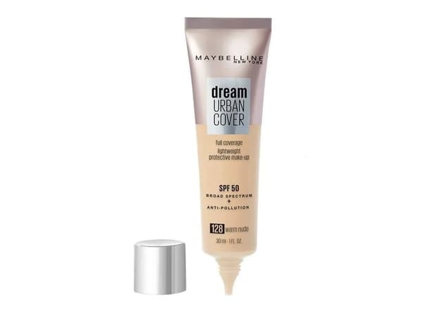 Maybelline Dream Urban Cover Full Coverage Lightweight Protective Make-up SPF50 128 Warm Nude 30 ml