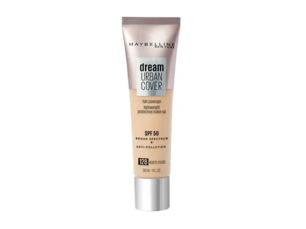 Maybelline Dream Urban Cover Full Coverage Lightweight Protective Make-up SPF50 128 Warm Nude 30 ml