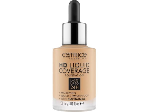 Catrice HD Liquid Coverage Foundation 24H matujący podkład do twarzy 035 Natural Beige 30ml
