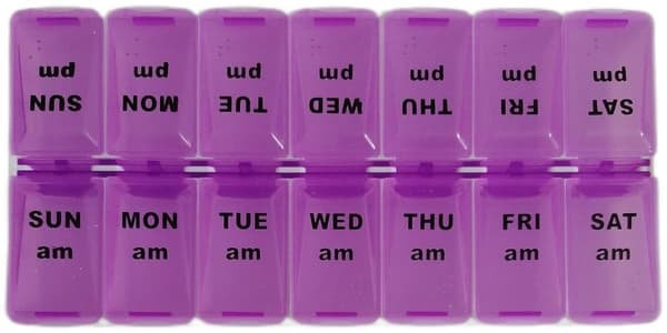PILLERASK 14 Fack / 7 Dagar doserings .MEDICINASK / DOSERINGSASK
