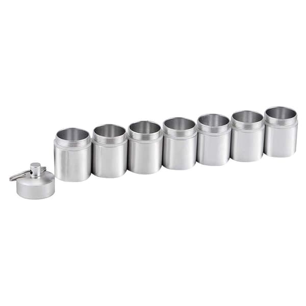 Doseringsask - 7 Dagar - Aluminium