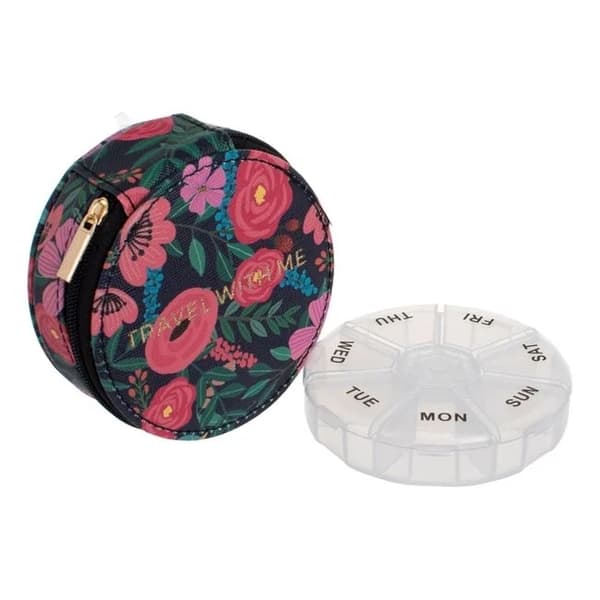 Travel With Me PILLERASK m Fodral för 1 veckas doserings