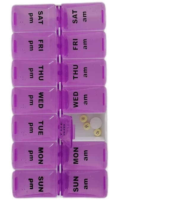 PILLERASK 14 Fack / För 2Veckor/7Dagar doserings