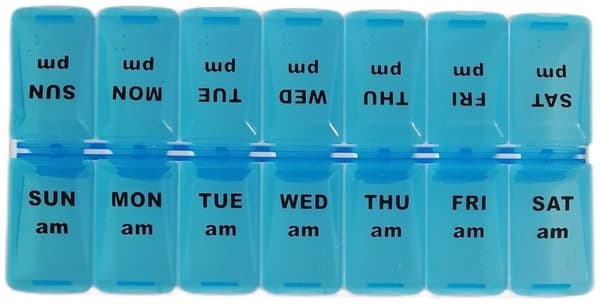 PILLERASK 14 Fack / För 2Veckor/7Dagar doserings