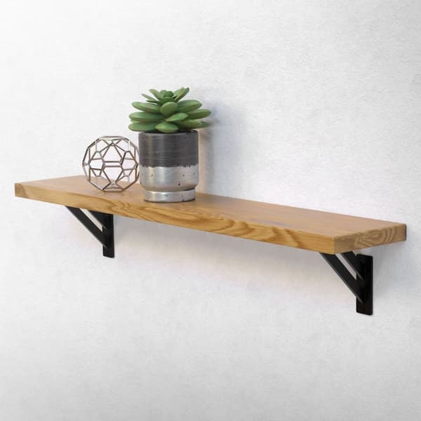 Hyldeknægte sæt med 2 stk. 120x120 mm sort aluminium ML-design