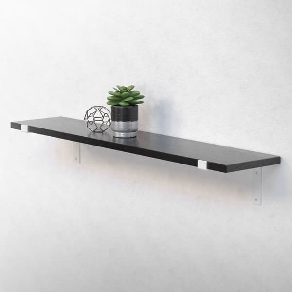 Hyldeknægt 2 stk. 25x4x14,5 cm hvid metal 5 mm hul ML design