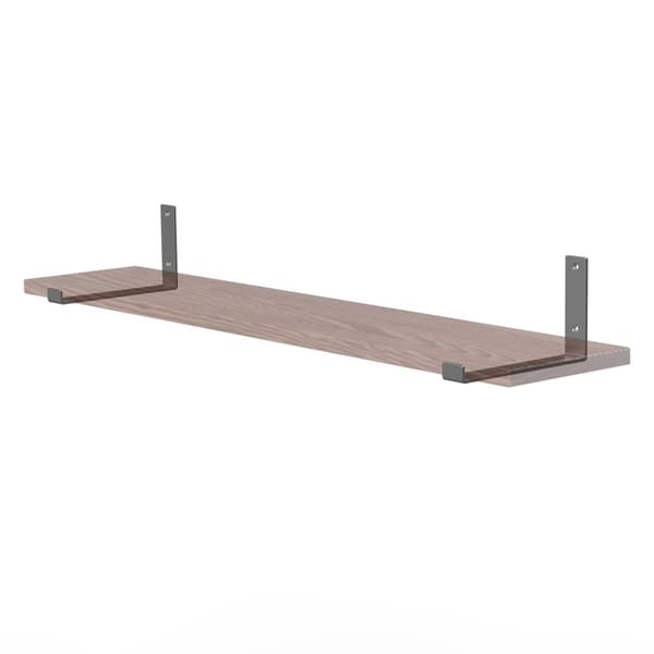 Hyldeknægt 2 stk. 25x4x14 cm industrielt metal 5 mm hul ML design