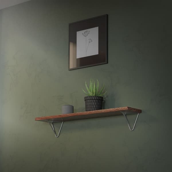 Hyldeknægt trekant 2 stk. 16x15,5x17 cm industrielt metal ML-design