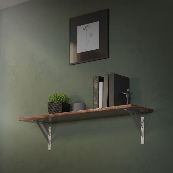 Hyldeknægte sæt med 2 stk. 240x240 mm sort aluminium ML-design