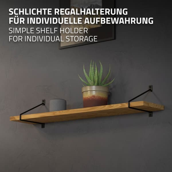 Hyldeholder hårnål 2 stk. 22x18x2,3 cm sort metal ML-design