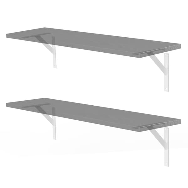 Hyldeknægt i 4 dele Hyldeknægt i aluminium Hyldeknægt Hyldestøtte Hyldeknægt Hyldeknægt Hvid