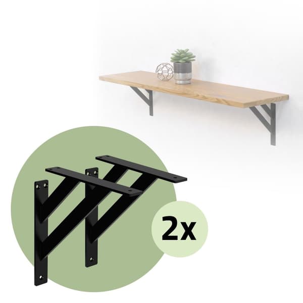 Set med 4 hyllkonsoler i aluminium Hyllkonsol Hyllkonsol Hyllstöd Hyllkonsol Hyllkonsol Hyllkonsol