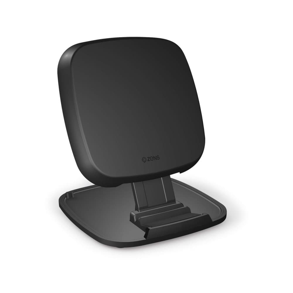 ZENS Lader og holder QI Trådløs 220V-kabel 15W Svart (Apple QC 7,5W & Samsung QC 9W)