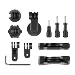 Garmin mounting kit for VIRB X/XE action camera, mounting arm, two bas