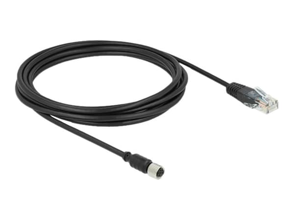 Navilock - GPS-kabel - 6-stifts M8 (hunn) til RJ-45 (hann) - 2.8 m - svart