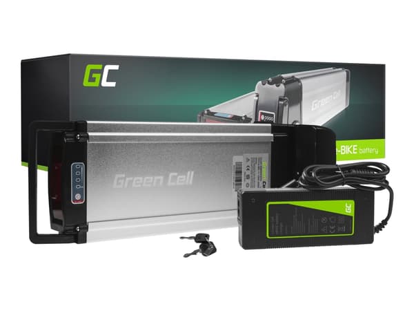 Green Cell EBIKE07STD, Akku, Musta, Hopea