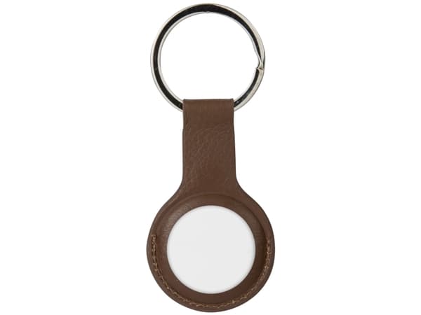 dbramante1928 Copenhagen - Nyckelring för anti-förlust Bluetooth-tagg - silver, mörk natur - för Apple AirTag