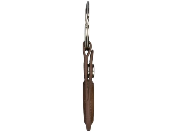 dbramante1928 Copenhagen - Nyckelring för anti-förlust Bluetooth-tagg - silver, mörk natur - för Apple AirTag