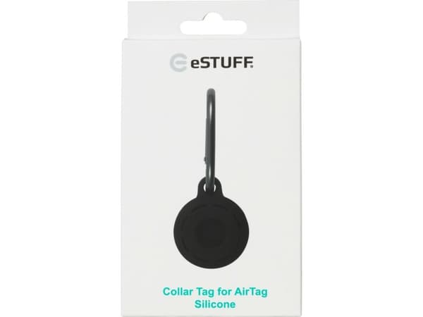 eSTUFF ES663040, Avaimenperä äänellä, Musta, Silikoni, 1 kpl, 50 g, 61 mm