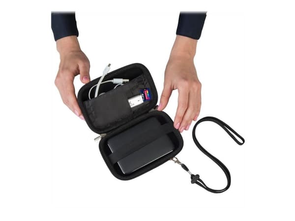 Riva Case Davos 9101 - Hard eske for GPS / HDD - støpt EVA - svart