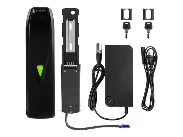 Green Cell EBIKEGCF03, Akku, Musta