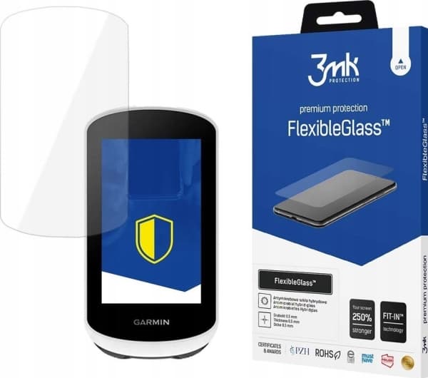 3MK FlexibleGlass navigointikotelo Garmin Edge Explore 2:lle
