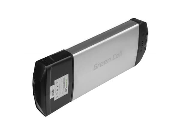 Green Cell - Batteri - 36V, rear rack + AC-strømadapter - Li-Ion - 13 mAh - 468 Wh