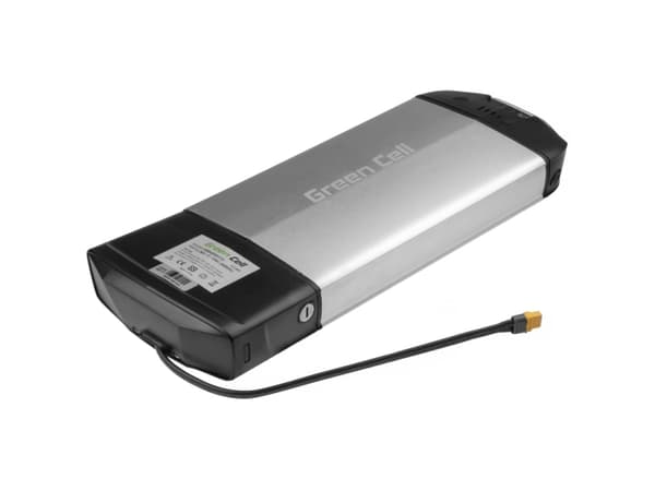 Green Cell - Batteri - 36V, rear rack + AC-strømadapter - Li-Ion - 13 mAh - 468 Wh
