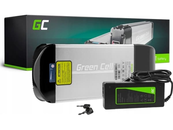 Green Cell EBIKE76STD, Akku, Musta, Hopea