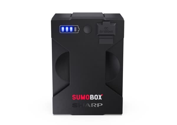 Sharp SumoBox CP-LSBP1 - Batteri + växelströmsadapter - Li-Ion - 5 Ah - 74 Wh - svart - för SumoBox CP-LS100; SumoBox Pro CP-LS200