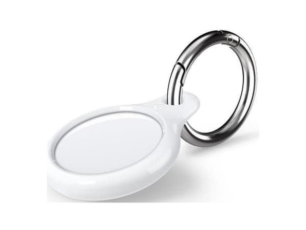 Spigen Ultra Hybrid, Ring, Vit, Key finder ring, AirTag, 1 styck CDON