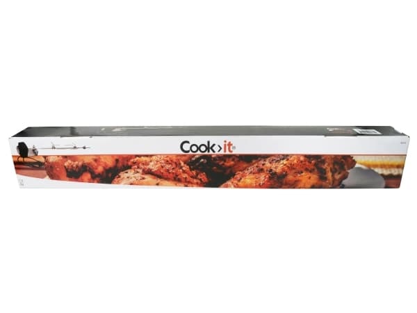 Cook>it® rotisseri til 3 og 4 brænders gasgrill med 10×10 mm spyd rustfri