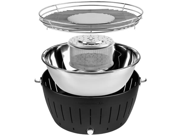 LotusGrill XL G-AN-435P - Grill - kol - 1288 cm2 - antracitgrå
