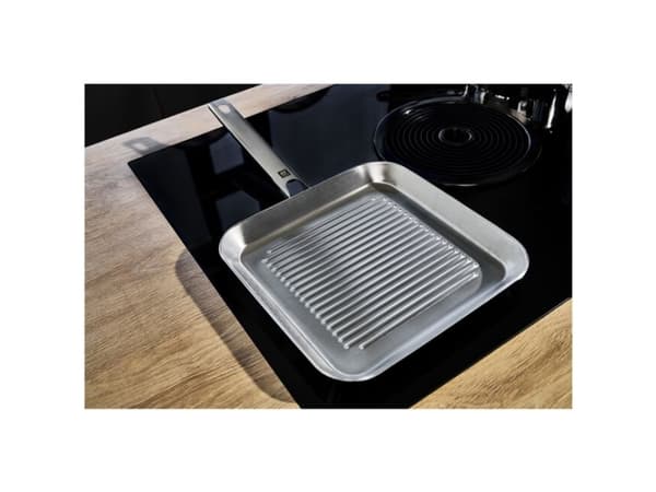 ZWILLING 40996-024-0, Rektangulær, Grillpanne, Rustfritt stål, 200 °C, Rustfritt stål, Induksjon