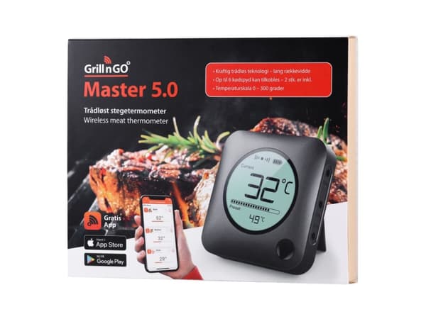Grillngo Master 5.0 Trådlös stektermometer med bluetooth