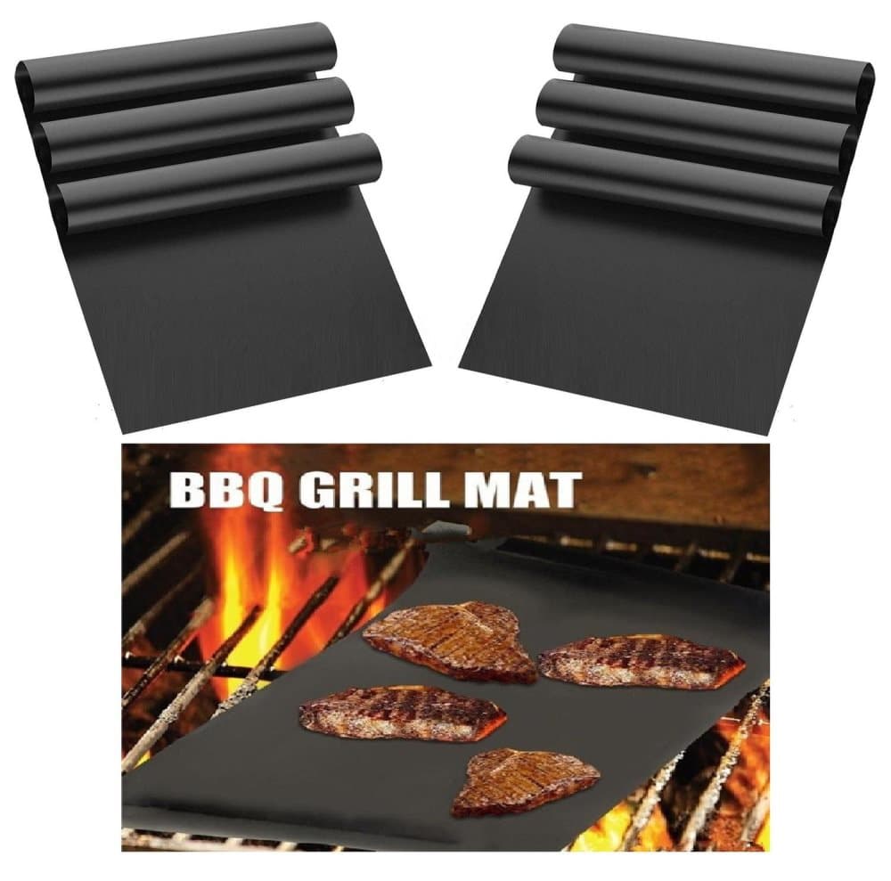 Non-Stick Grillmatta o Bakmatta 6-pack Återanvändbara
