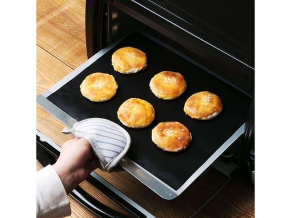 Orion 2x Teflon-paistomatto, grillille, 40x33 cm, musta