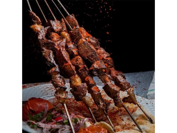 BBQ - alle metallspyd 24 cm (4 stk.)