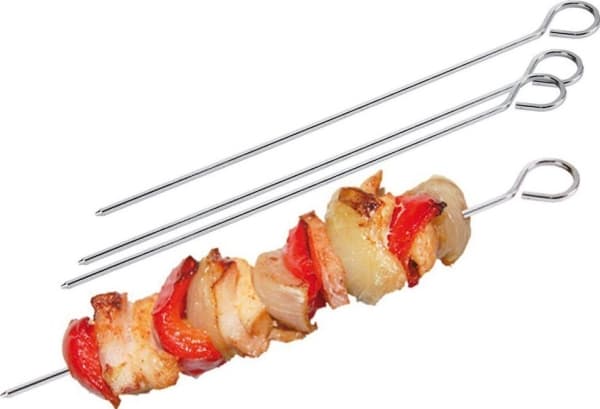 BBQ - alle metallspyd 24 cm (4 stk.)