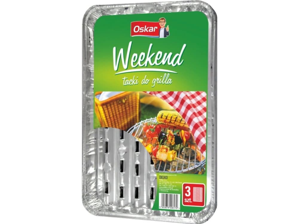 Oskar, Weekend Grill trays, 3 pieces
