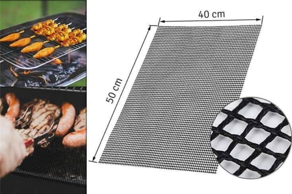Home Appliances Grill Mat Teflon Mesh Bbq 50x40cm (Ag666d)