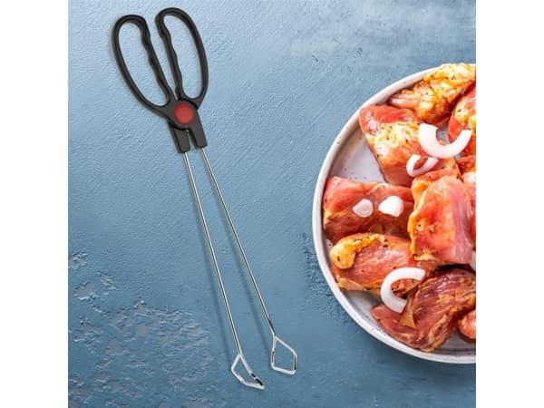 BBQ STEEL tang for grilling, grilling, rotering, servering, 35,5 cm