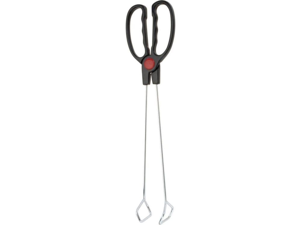BBQ Tongs STEEL for grilling grilling rotating serving 35.5 cm