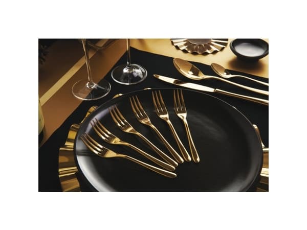 Sambonet Taste PVD 6 gafler D Dolce Oro polert