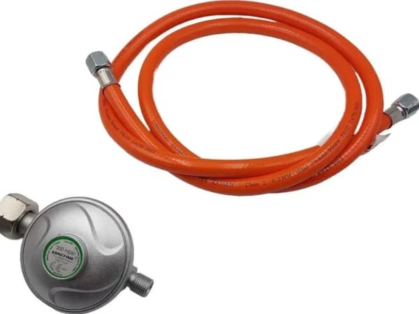 Dedra Gasslange med redusering 300 mbar 3kg/t