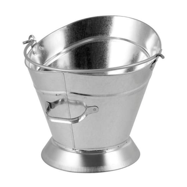 Hearth and Home Waterloo Galvanised Coal Bucket Steel One Size