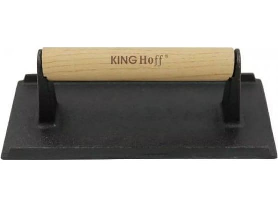 KingHoff valurautainen BURGER MEAT PRESS 21 X 10.8CM KINGHOFF KH-1758