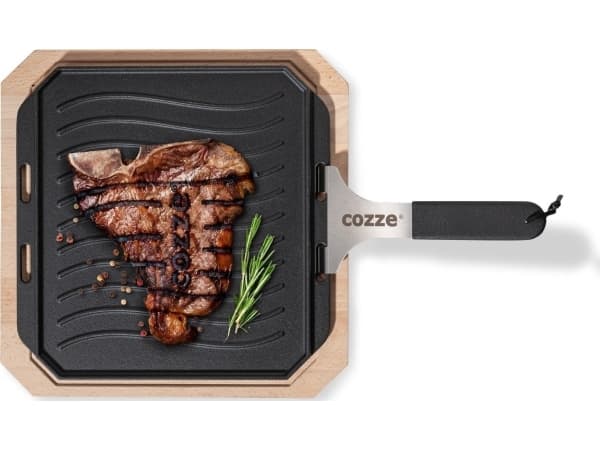 Cozze® kääntyvä valurautaämpäri pöytähelma 330 x 330 mm.