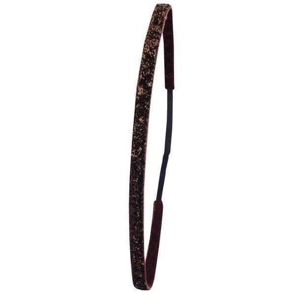 Ivybands Hairbrands Brown Glitter Look 1cm